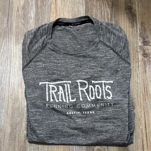 New Balance Gray Short Sleeve Running Shirt Men’s Medium